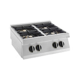 Mașină de gătit, GPL sau gaz, de banc, 4 arzătoare, Linia 700, Silko